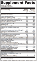 daily best prenatal davinci labs supplement facts