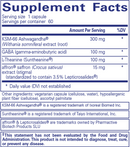 daily calm (pure encapsulations) supplement facts