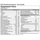 daily nutritional support vanilla (equilife) supplement facts