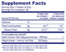 growing up prebiotics 28-pack supplement facts