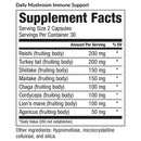 daily mushroom immune support (equilife) supplement facts