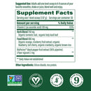 daily turmeric booster (megafood) supplement facts