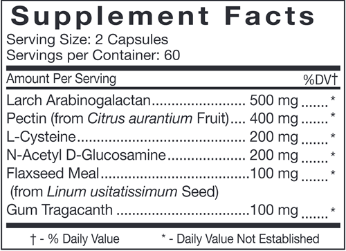 Deflect B (D'Adamo Personalized Nutrition) supplement facts