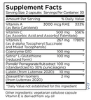 deluxe scavengers (metabolic maintenance) supplement facts