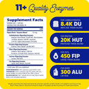 digest basic enzymedica supplement facts