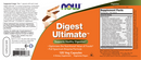 digest ultimate (now foods) label