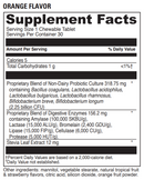 digestive enzymes chewable orange flavor davinci labs supplement facts