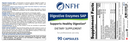 digestive enzymes sap (nfh nutritional fundamentals) label