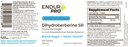 dihydroberberine sr (endurance product company) label