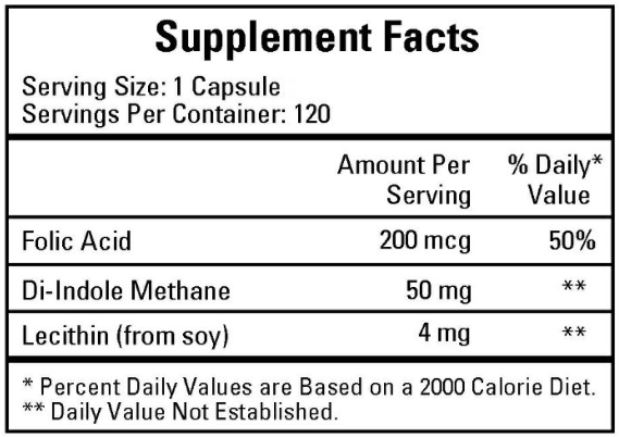 Dim Sum 50 mg (Ecological Formulas) Supplement Facts