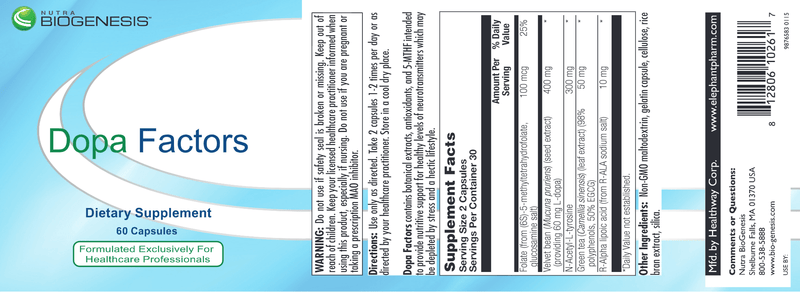 buy dopa factors (nutra biogenesis)