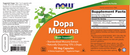 dopa mucuna (now foods) label