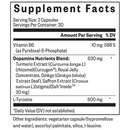 dopamine nutrients seeking health supplement facts