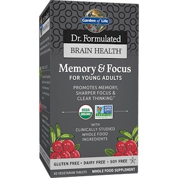 Dr. Formulated Memory & Focus For Young Adults (Garden of Life)