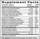 dr. shade's catalyzed mineral complex quicksilver scientific supplement facts