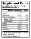 dream protein vanilla 750g (greens first) supplement facts