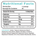 hyaluronic acid dry mouth lozenges (hyalogic) nutrition facts