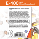 E-400 (Mixed Tocopherols) - 250 Softgels