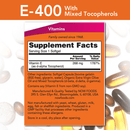 E-400 (Mixed Tocopherols) - 250 Softgels
