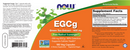 egcg 400 mg (now foods) label