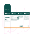 english ivy syrup genestra label