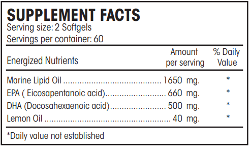 EPA DHA guard supplement facts
