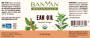 ear oil banyan botanicals label