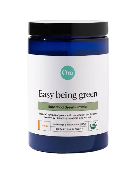 Easy Being Green: Organic Greens Powder (Ora Organic)