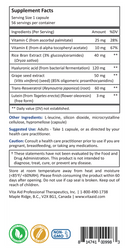 eauderma vita aid supplement facts