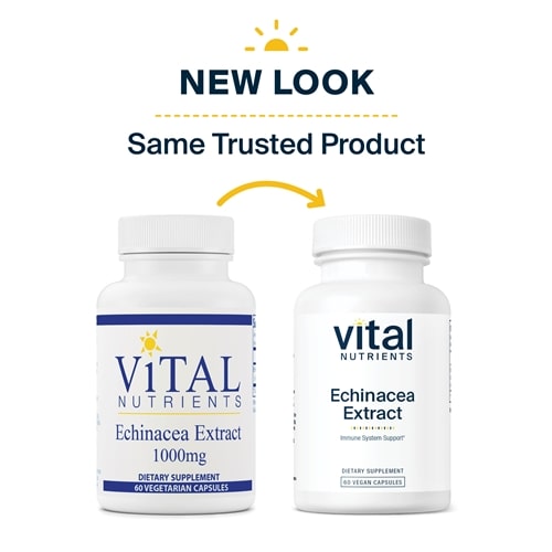 Echinacea Extract 1000 mg Vital Nutrients new look