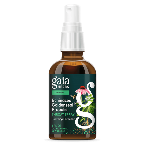 echinacea goldenseal propolis throat spray gaia herbs