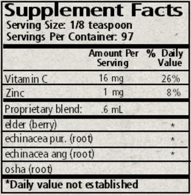 Elderberry Plus Syrup 2oz Wise Woman Herbals supplements