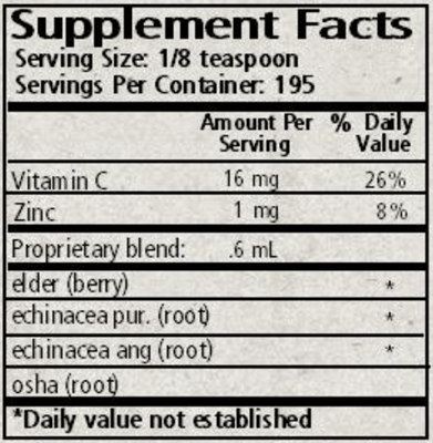 Elderberry Plus Syrup 4oz Wise Woman Herbals supplements
