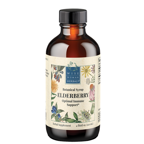 elderberry syrup 4oz wise woman herbals