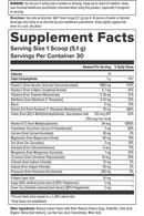 electrolyte plus c (nutra biogenesis) supplement facts