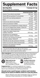 electrolyte supreme fruit punch (jigsaw health) supplement facts