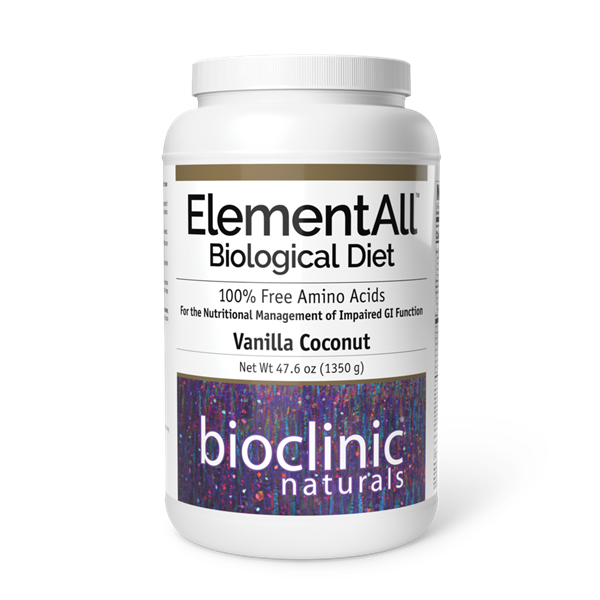 elementall biological diet vanilla coconut bioclinic naturals