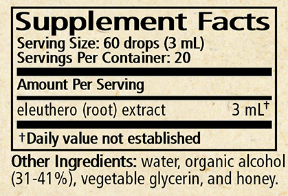eleuthero wise woman herbals supplement facts
