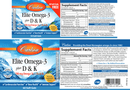 elite omega 3 plus d & k carlson labs label