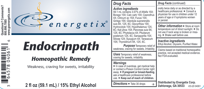 Endocrinpath (Energetix) Label