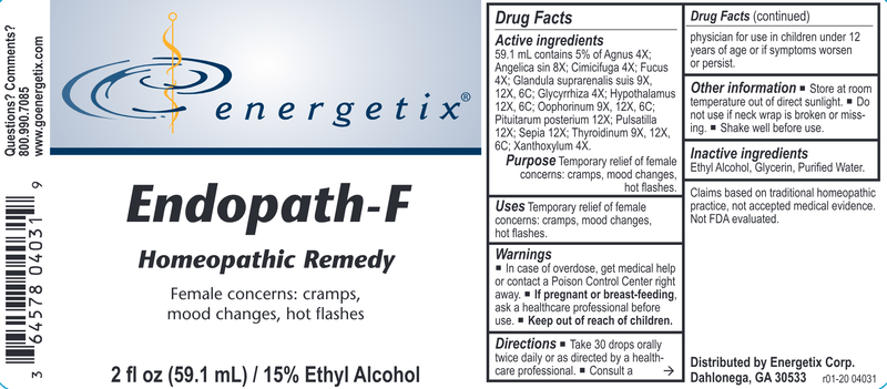 Endopath-F (Energetix) Label