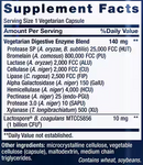 enhanced super digestive enzymes and probiotics (life extension) supplement facts