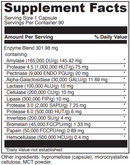 enzyme benefits davinci labs supplement facts