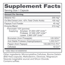 enzymes-HCl (protocol for life balance) supplement facts