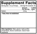 epitalon quicksilver scientific supplement facts