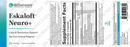 eskaloft (nutra biogenesis) label