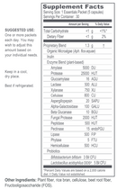 essentials (new earth) supplement facts