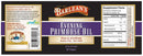 evening primrose oil barlean's label