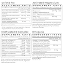 exactpax | foundational+ (infiniwell) supplement facts