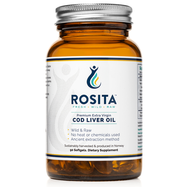Extra Virgin Cod Liver Oil Softgels (Rosita)